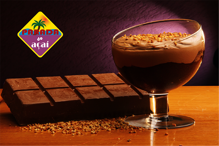 Parada do Açaí - Açaí com creme de chocolate ao leite